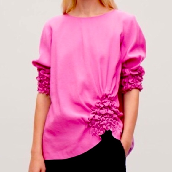 COS Tops - COS | Draped Top with Gathering